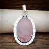 Handmade Delizioso Quarzo Rosa Gemma 925 Argento Sterling Handmade Ciondolo BT-19