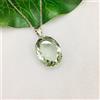 Collana Donna Ciondolo Artigianale Tormalina Verde Amethyst in Argento 925