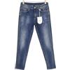 Liu Jo Pantaloni Donna W28 Blu Skinny Fit Strappati E Usurati