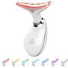WUGEIN Massaggiatore Viso Lifting Elettrico Antirughe,Impacco Caldo a 45 ℃ Massaggiatore Viso EMS lifting del Collo Rassodante per Tonificare il Viso,Pulizia Profonda Anti-età Rassodamento e Lifting