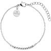 Purelei Anxiety Fidget Bracciale da donna - Bracciale a sfera in acciaio inox contro stress e irrequietezza - Impermeabile Antistress bracciale regolabile 16 - 20 cm - Per la consapevolezza e il relax