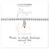 Life Charms Music Is What Feelings Sound Like Braccialetto