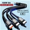Cavo USB Tipo C Per Honor X40i - Ricarica Rapida E Sincronizzazione Dati - 1 Metro, Connettori In Alluminio