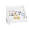 SoBuy KMB32-K-W Libreria per Bambini Scaffale portagiochi Portariviste Libreria bambini con 4 livelli e 1 scomparto aperto