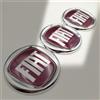 FIAT Auto Emblema Auto Griglia Anteriore Distintivo Cofano Auto Cofano Anteriore Griglia Baule Posteriore Emblema Logo Distintivo 6.3/8.5/9/9.5/10/12 CM per fiat 500