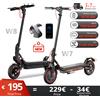 SwiftWind Monopattini Elettrici 8.5/9.3 Pollici W7/W8 con Motore 650/750W, Batteria 10.5/14Ah, Velocità 35/40km/h, Doppia Sospensione e App