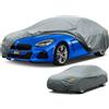 kayme Telo Copriauto da Esterno, Kayme Copertura per Auto Impermeabile Anti UV Vento Antipolvere a 5 Strati. Compatibile Con BMW 2 Series, Porsche 911, Mercedes CLK, CLA, ecc. (450 a 470 cm)
