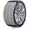 MICHELIN Calze da Neve SOS Grip Evolution SOS 1 - Omologate Italia Tessili Riutilizzabili - Montaggio Rapido 30 Secondi - Alternative Catene Auto
