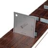 StewMac calibro di profondità per sedi tasti di chitarra e basso | Lettura calibrata su acciaio inox per verificare che ogni sede raggiunga la profondità corretta prima della posa del filo.