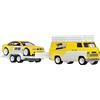 Hot Wheels BMW VAN WITH TRAILER + 3-SERIES M3 (E36) 1992 YELLOW WHITE