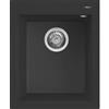 Elleci PRONTA CONSEGNA - SPEDIZIONE IMMEDIATA Elleci LGQ10040 Lavello da Incasso 1 vasca Monovasca Sopratop 41 x 50 cm finitura Granitek Matt Nero 40 Quadra 100