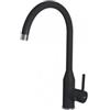 Elleci MKKADI86 Miscelatore monocomando Cucina con canna girevole Adige finitura Keratek Black Nero 86