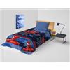 hermet Spiderman, Copriletto Letto Singolo Disney, Copriletto Primaverile Non Imbottito, Copriletto Singolo Bambino, 170x270 cm, 100% cotone, Disney, Marvel