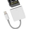 Kefiany Lettore schede SD Lightning per iPhone 14 13 12 Pro MAX Adattatore per Apple Card Reader Memoria Foto Digitale Fotocamera Cavo Slot Memory Stick Accessori per iPad Adapter Cartão Leitor Adattatore