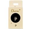 Depesche 11834-015 Charm Lettera P, Pendente Placcato Oro per collane, bracciali e Orecchini, Ideale Come Piccolo Regalo, Multicolore, Normal