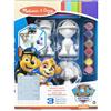 Melissa & Doug Paw Patrol Decora Il Tuo Cucciolo, Skye, Marshall, Chase, Pittura e Stickers, 3 Statuine, Giochi creativi, Giochi Pittura per Bambini, Regalo Bambini Bambine 3 4 5 6 7 8 Anni