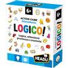 HEADU - È Logico! - Un Gioco di Logica, Prontezza e Creatività. Giochi Educativi 5 6 7 8 Anni, Giochi didattici per Bambini, Giochi da Tavolo Intelligenti, Regalo Bambino 6 Anni, Regalo Bambina 7 Anni