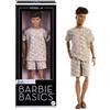 Barbie Signature - Barbie Basics Modello Ken 10, bambola da collezione con capelli castani, outfit coordinato, corpo snodato, idea regalo Festa della Mamma, 6+ anni, JJX29