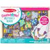 Melissa & Doug Perline per Braccialetti e Collane - Farfalle, Kit Fai Da Te Perline, Idee Regalo per Bambine e Bambini, In Legno, 5+ Anni