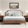 Novilla Topper Materasso in Memory Foam Gel 160x190cm, Spessore 7,5cm Comfort, Fodera Traspirante e Morbida con Cerniera, Sfoderabile e Lavabile, Base Antiscivolo, Imballato Sottovuoto
