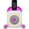 RockJam Macchina per karaoke Bluetooth ricaricabile RockJam da 10 Watt con due microfoni, luce ad anello ed effetti vocali