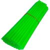 cyclingcolors 72x Copriraggi Bici Ruote Copriruota 235 mm (Cerchi 21) Tubo Decorazione Protezione MTB Passeggino Carrozzina Moto Pit Dirt Bike (Verde)