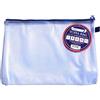 Habercrafts Tuff Bag - Astuccio in plastica trasparente, formato A3, con cerniera, resistente all'acqua, rinforzato, in rete, adatto per formato A3, confezione da 1