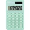 DONAU Calcolatrice Danubio TECH/K-DT2082-06 a 8 cifre, funzione radicale, 97 x 60 x 10 mm, colore: verde/calcolatrice con display a 8 cifre/Dual Power Solar - funzionamento a batteria/design compatto
