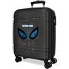 Marvel Joumma Marvel Spiderman Is Watching Us Nero Valigia da Cabina 40x55x20 cm Rigido ABS Chiusura TSA 37L 2.8kg 4 Doppie Ruote