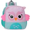 Roll Road Happy Pets Zaino per l'Asilo Rosa 23x25x10 cm Poliestere
