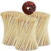 Relaxdays Bastoncini in Legno Cake Pop, 1000 Stecchini Lecca, Zucchero Filato, Spiedini L:15 cm, Color Naturale, bambù
