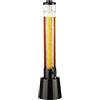 Relaxdays Spillatore di Birra da Tavolo, 3 Litri, Sistema Raffreddamento, Dispenser con Rubinetto, Trasparente Nero