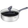 Tefal Daily Cook - Padella Antiaderente in Acciaio Inox Sartén Baja de 28 cm Inox