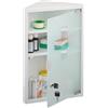 Relaxdays Armadietto Pronto Soccorso per Medicinali, Cassetta Medicine a Chiave, 3 Scomparti, HLP: 45x30x17,5 cm, Bianco
