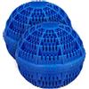 Relaxdays Set da 2 Palline da Lavatrice, Sfere Riutilizzabili, Ovetti Ecologici ed Ecosostenibili, Stop Detersivo, Blu