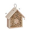 Relaxdays Casetta per Api, Hotel in Legno per Insetti, Giardino e Balcone, da Appendere, 20,5 x 19,5 x 8,5 cm, Marrone
