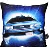 SD TOYS - Cuscino quadrato Delorean Roads per il ritorno al futuro - Imballaggio sottovuoto - Misure 45 x 45 cm