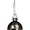 Relaxdays Lampadario a Sospensione Industrial, Lampada da Sospesa, Paralume a Campana, 145 x 40,5 x 40,5 cm, Antracite