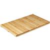 Relaxdays Tappeto in Bambù, Antiscivolo, Igienico, Resistente all'Umidità, per Doccia & Vasca, 40x65 cm, Legno naturale