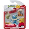Pokémon PKW4089 - Set di personaggi ufficiali da Battle Figure - Qurtel, Milza, anfizia, set di personaggi