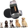 Gimars Scarpe per Cani Antiscivolo, Stivaletti per Cani con Suola in Gomma, Traspiranti e Resistenti, Protezione Zampe per Interno ed Esterno, per Cani Piccoli Medi Grandi, 2 Unità Nero #5