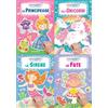 Edibimbi Fate-Principesse-Unicorni-Sirene. Minicoloretti. Libri dei piccoli. Con brillantini