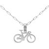 CODEONE Ciondolo Bicicletta Black Gold con Anello Dorato | Acciaio Inossidabile | Design Artigianale Sportivo | Ciondolo Ciclismo | Confezione Regalo