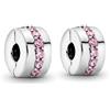 WEIMU Charms Ferma-perle in vero argento sterling 925 per bracciali, ferma-ciondoli per braccialetti con perle, perle ferma-ciondoli, m, Argento sterling, Zirconia cubica