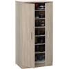 Habitdesign Distrimobel Saetabis Vivian R1 Scarpiera, 55X36X108 H cm, Rovere, Melamina