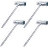 DONOONIS Chiave per Motosega 13 mm x 19 mm - Set 4 Chiavi Combinate Con Candela e Chiave a T per Tosaerba e Decespugliatori