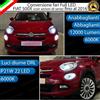 ESL CONVERSIONE FARI FULL LED FIAT 500X CON XENON DI SERIE FINO AL 2016 6000K BIANCO
