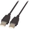EFB K5211SW.1,8 EFB USB2.0 Kabel A-A,St.-St.,1,8m,Classic,beids.verriegelbar