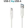 PureLink Cavo USB-C iSeries, da USB-C a USB-A, 3.1, Gen 2, 10Gbps, bianco, 0,5 m