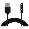 OcioDual Cavo di Ricarica USB 2.0 55cm Nero per Smartwatch YAM SW022 Ticwatch GTX/CXB01 Xiaomi Haylou RT LS05S